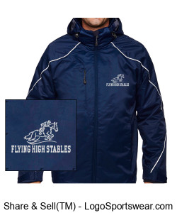 North End Men's Angle 3-in-1 Jacket with Fleece Liner Design Zoom